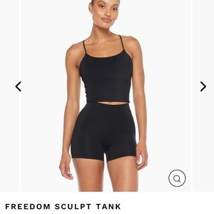Crop Shop Boutique CSB Freedom Sculpt Tank Black